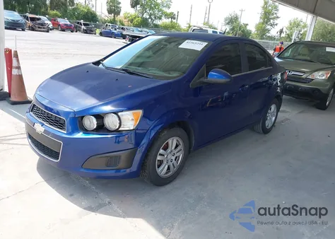 2014 Chevrolet Sonic Lt Auto z USA, uszkodzony, nr VIN 1G1JC5SH5E4158757
